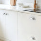 Half-Round Brass Cabinet Cup Pulls for Drawers