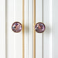 Colored European Luxury Crystal Cabinet Knobs