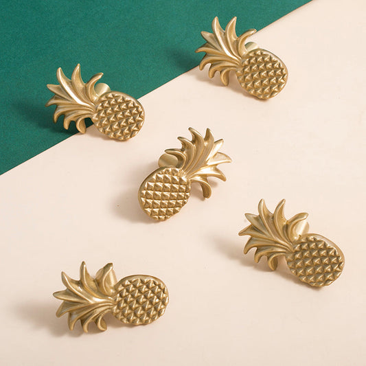 Solid Brass Pineapple Cabinet Knobs
