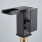Luminous LED Color Changing Square Waterfall Bathroom Faucet