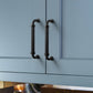 French Stripe Ribbed Cabinet Pulls and Drawer Handles