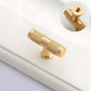 Knurled Round Bar Cabinet Pulls, Aluminum Alloy Handles