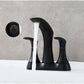 3 Holes Double Handle Stainless Steel Hot And Cold Bathroom Faucets