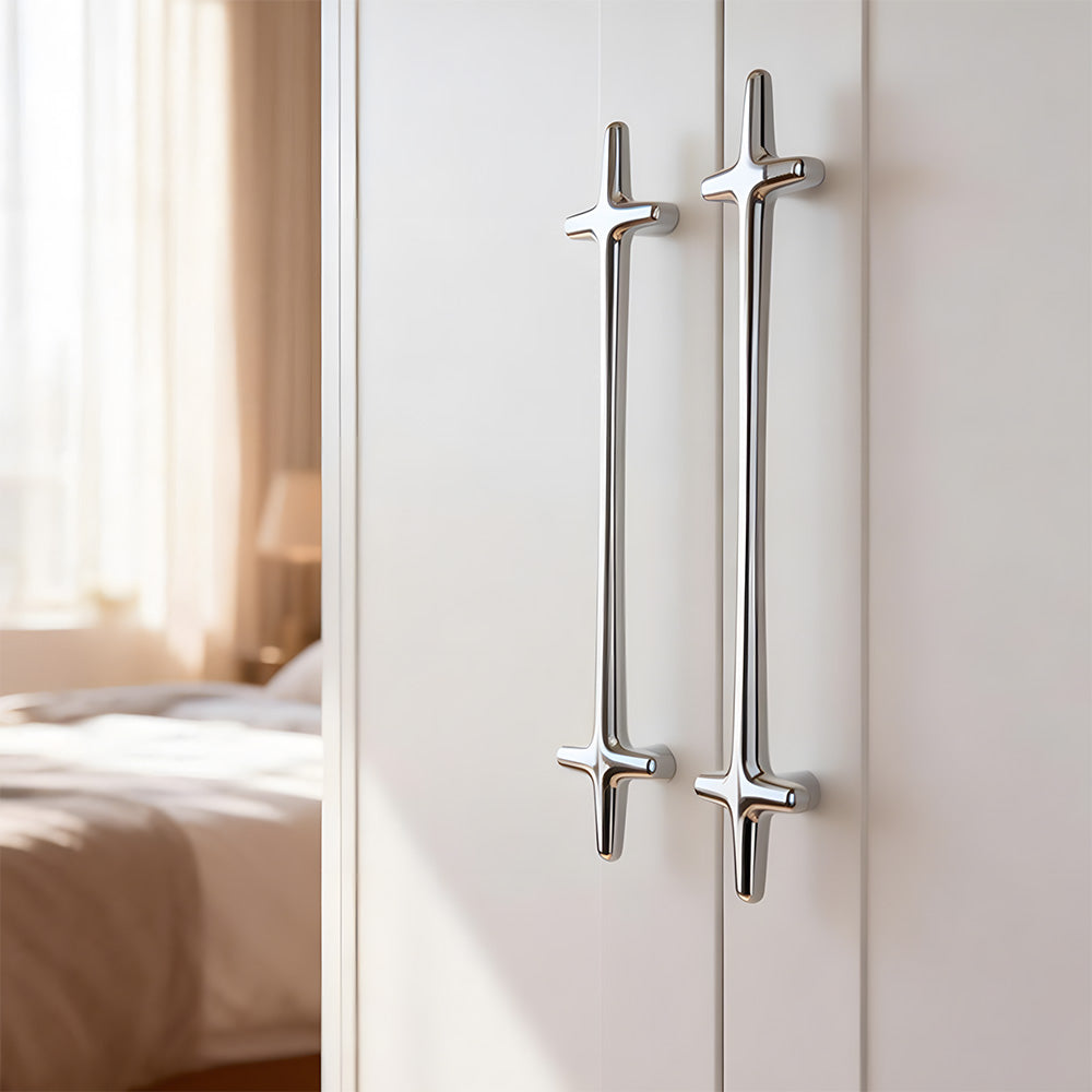 Modern Star Cross Cabinet Pulls and Knobs