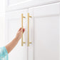 Minimalist Round Bar Cabinet Handles and Drawer Pulls