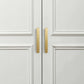 Rounded-Edge Solid Brass Cabinet Handles and Knobs