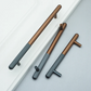 Two-Tone Striped Cabinet Pulls and Knobs