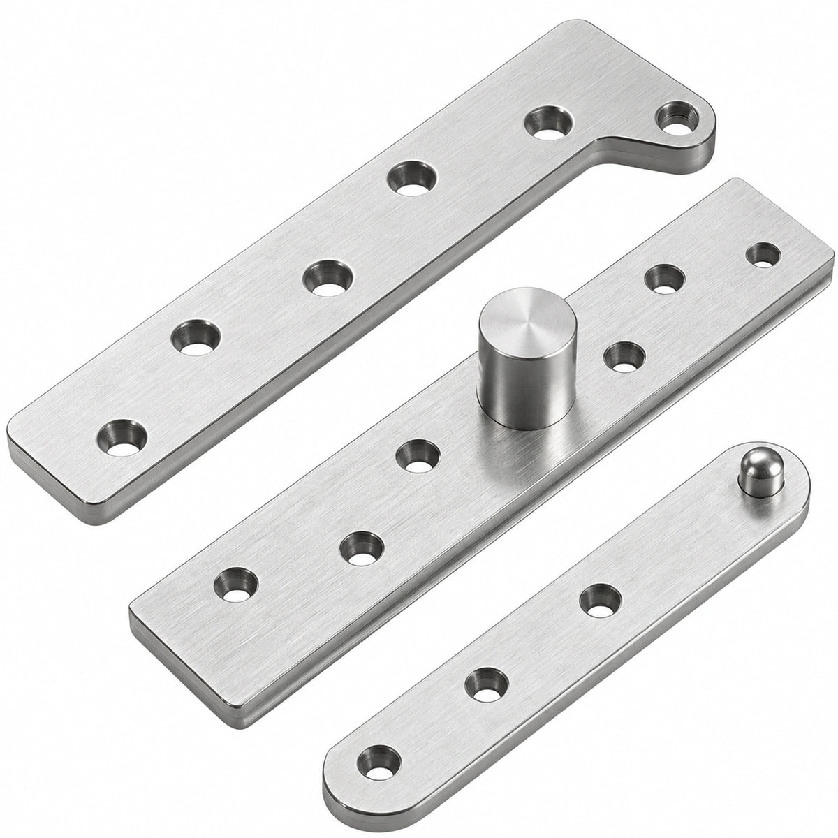 Stainless Steel 360° Pivot Door Hinges, Top and Bottom Mount