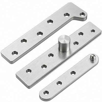 Stainless Steel 360° Pivot Door Hinges, Top and Bottom Mount