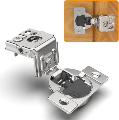 Marlow 105° Adjustable Soft-Close Concealed Cabinet Hinges for Face Frame Cabinets