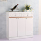 Brushed Nickel Round Solid Cabinet Knobs