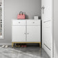 Brushed Nickel Round Solid Cabinet Knobs