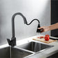 Rinova 2 Modes Pull-Out Spout Kitchen Faucet, Single Hole Brass Sink Faucet