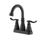 3 Holes Stainless Steel Hot And Cold Bathroom Faucets