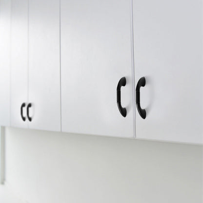 Round Bar Cabinet Pulls with Curved Tapered Feet