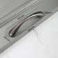 Modern Curved Cabinet Handles and Round Knobs