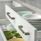 Slim Square Bar Cabinet Pulls and Matching Knobs