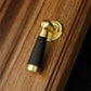Vintage Brass and Wood Cabinet Pulls for Cabinets and Drawers