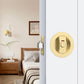 Round Pocket Door Lock for Interior Sliding Doors