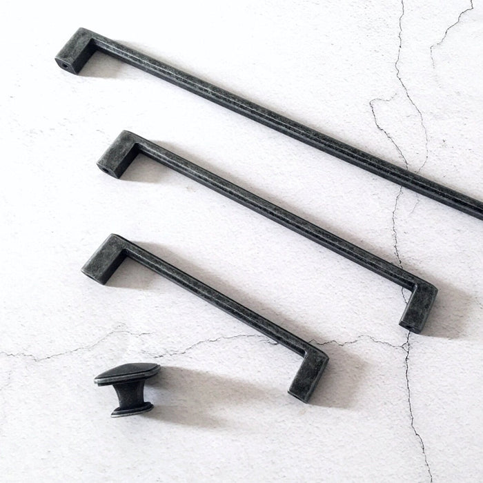 Antique Silver Cabinet Handles, Drawer Pulls and Square Knobs