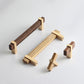Square T-Bar Wooden Walnut Kitchen Cabinet Pulls