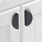 Colorful Half Moon Cabinet Pulls for Kids Rooms
