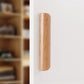 Solid Wood Half-Round Cabinet Finger Pulls