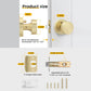 Heavy Duty Round Passage Door Knobs for Hallway and Closet Doors