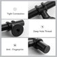 Vintage Matte Black Cabinet Handles and Drawer Pulls