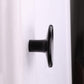Black Round Drawer Knobs Solid For Kitchen Cabinets Door
