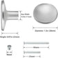 Round Solid Cabinet Drawer Knobs for Cupboard Hardware