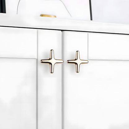 Modern Star Cross Cabinet Pulls and Knobs