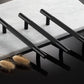 Knurled Round Bar Cabinet Handles and Knobs