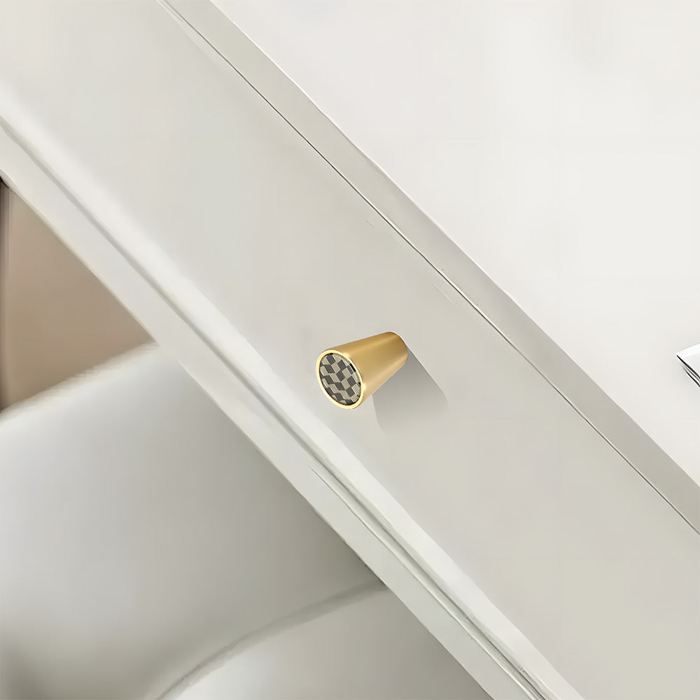 Colored Inset Cabinet Knobs for Wardrobes and Drawers