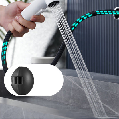 Bravik Modern Single-Hole Pull-Out Bathroom Sink Faucet with Swivel Spout