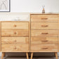 Curved Solid Wood Cabinet Handles and Round Cabinet Knobs