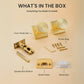 Heavy Duty Square Door Knobs for Closet, Hallway and Bathroom Doors