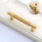 Knurled Round Bar Cabinet Pulls, Aluminum Alloy Handles