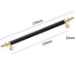 Fluted Zinc Alloy Cabinet Pulls in Shiny Finishes