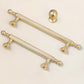 Two-Tone Zinc Alloy Kitchen Cabinet Pulls and Knobs