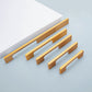 Solid Aluminum Alloy Modern Slimline Gold Cabinet and Drawer Pulls