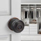 Round Interior Door Knobs with Dummy, Passage and Privacy Options