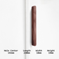 Wood Grain Cabinet Pulls and Drawer Handles, Burlywood / Coffee