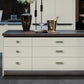 Two-Tone Cabinet Pull Handles and Matching Knobs