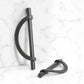 Half Moon Cabinet Pulls for Closets and Wardrobes