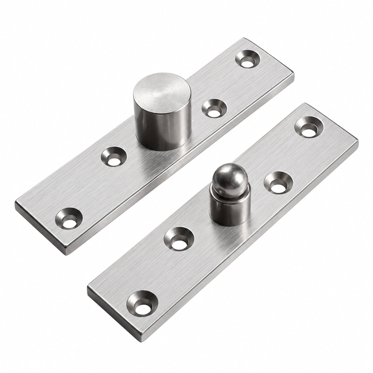 Stainless Steel 360° Pivot Door Hinges, Top and Bottom Mount