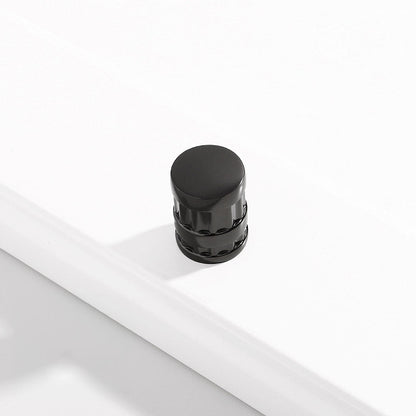 Grooved Round Bar Cabinet Pulls and Matching Knobs