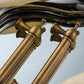French Retro Turned Brass Cabinet Pulls and Knobs
