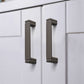 Modern Minimalist Zinc Alloy Square Cabinet Pulls