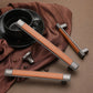 Retro Brown Leather Drawer Pulls